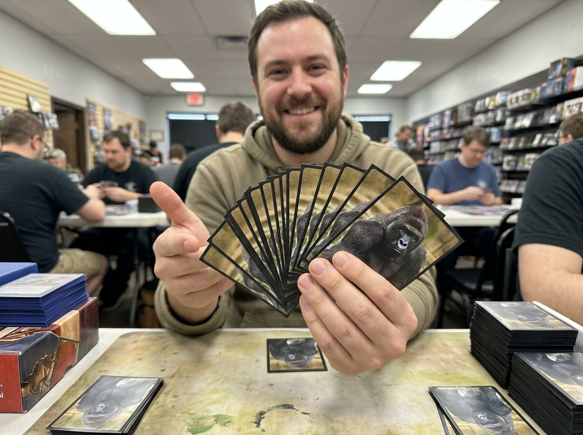 Mule Kick Gaming custom TCG playmats, sleeves, deck boxes and slab cards
